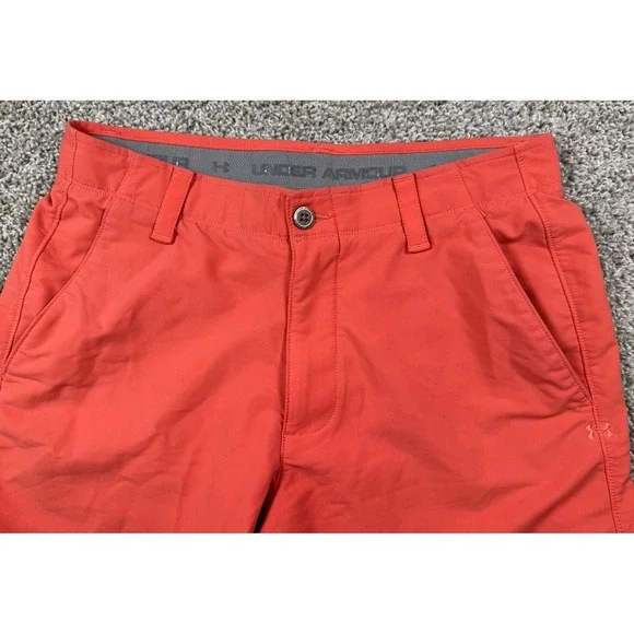 Under Armour Match Play Performance Golf Shorts Stretch‎ Coral Mens 32 Inseam 11 - Picture 4 of 8